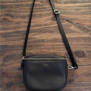 Mina Baie Black Leather Fanny Crossbody 1.0 version
